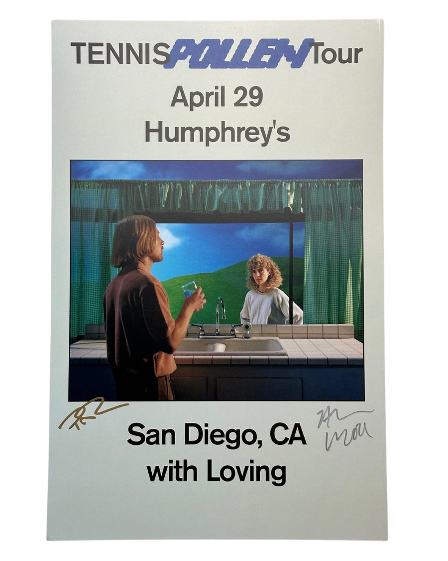 Tennis 2023 Tour Poster San Diego (Signed)